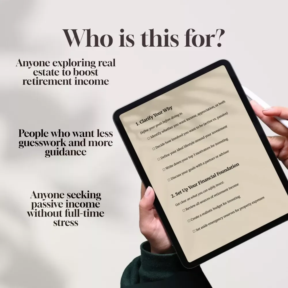 Your Checklist for Golden Returns | Real Estate Investing for Retirees | eBook PDF Guide