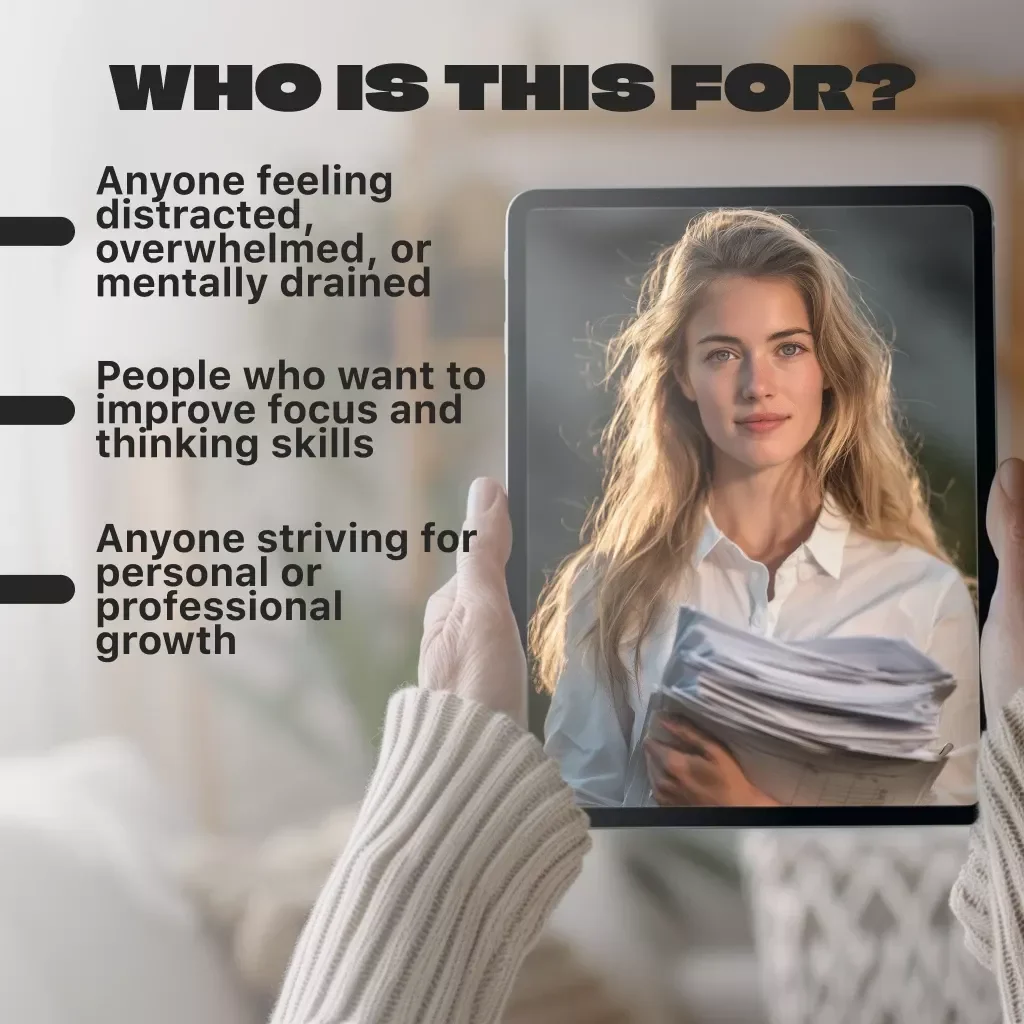 The Simple Path to Becoming Smarter and More Focused – Digital Guide for Mental Clarity, Daily Focus, and Lifelong Learning | How to Become Smarter and More Focused PDF Download