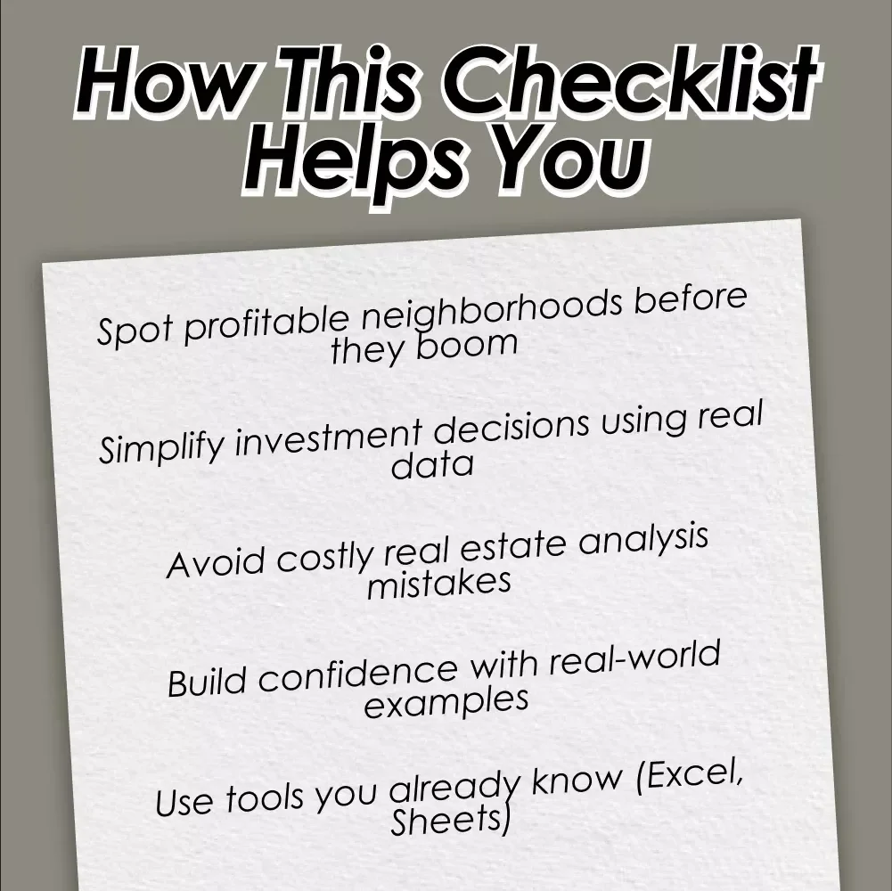 The Data-Driven Real Estate Investor’s Action Checklist | Real Estate Investment Guide | Using Data Analytics for Real Estate Investment PDF