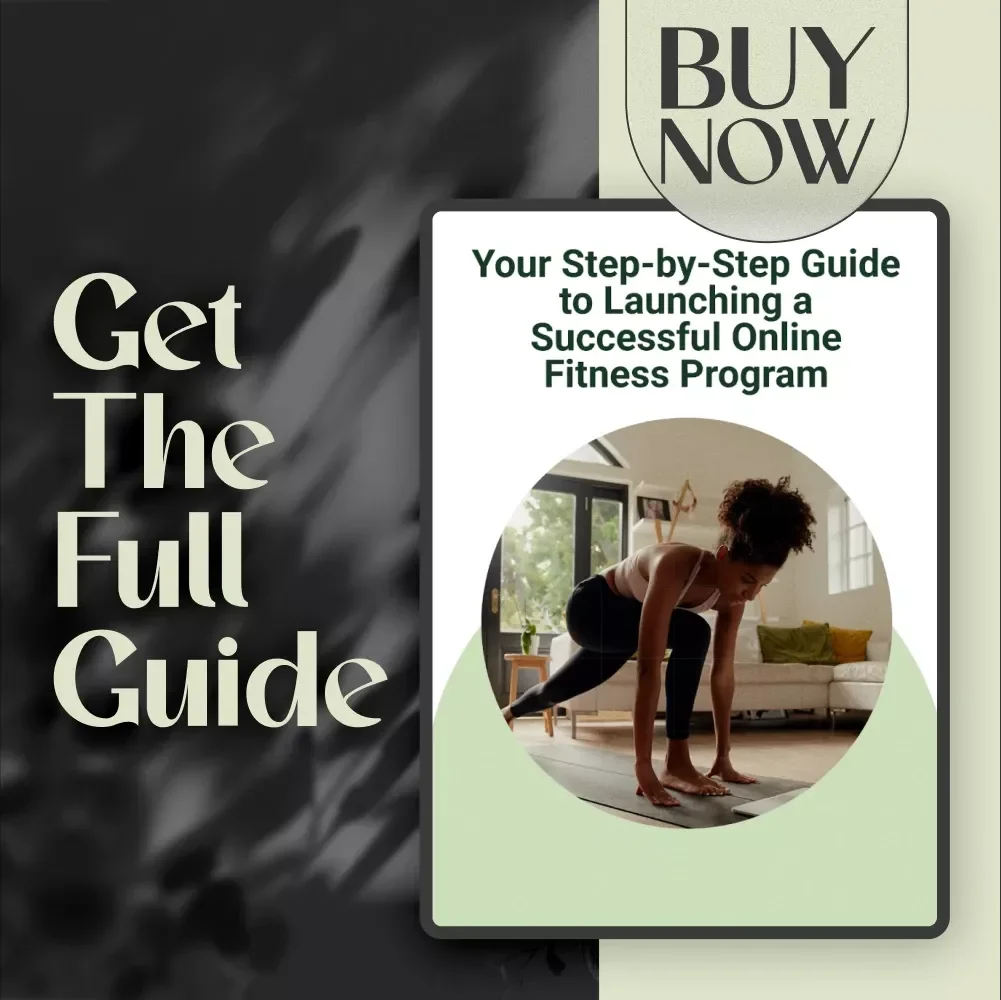 Your Step-by-Step Guide to Launching a Successful Online Fitness Program | How to Start an Online Fitness Program PDF | Digital Download Fitness Guide