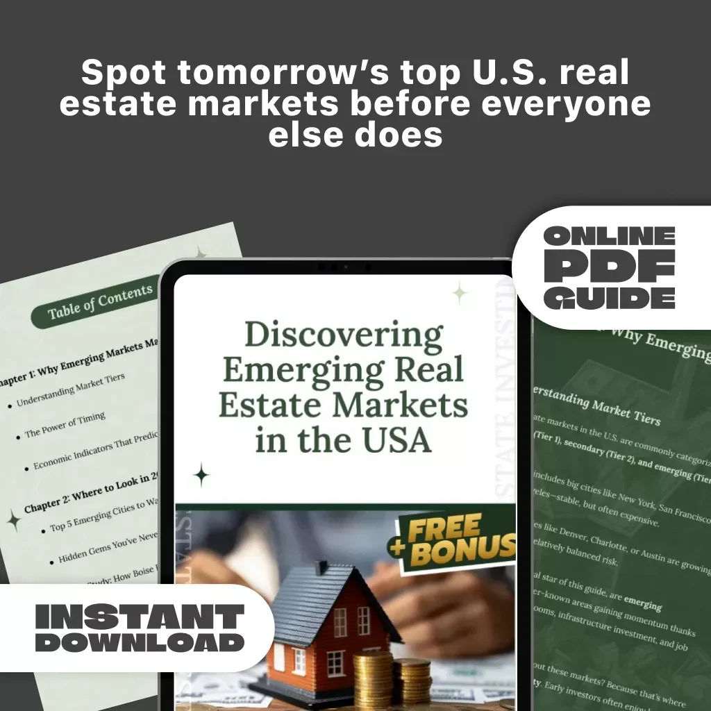 Discovering Emerging Real Estate Markets in the USA – Digital Guide for Investors | Emerging Real Estate Markets USA | Real Estate eBook 2025