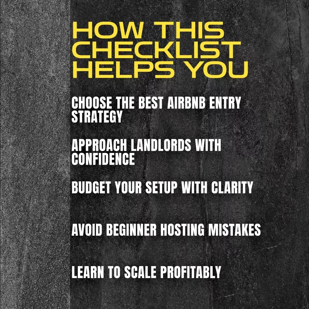Your Airbnb Success Checklist | How to Get Into Airbnb Properties | Rental Arbitrage, Co-Hosting & More