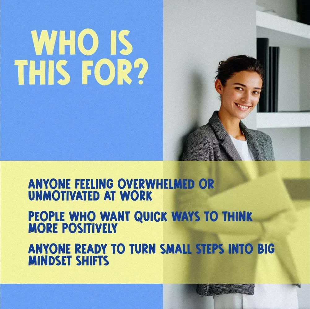 The Work-Happy Checklist: 15 Quick Wins to Boost Positivity on the Job | Digital Download for Positive Thinking at Work, Mental Wellness Checklist, How to Think Positive About Work