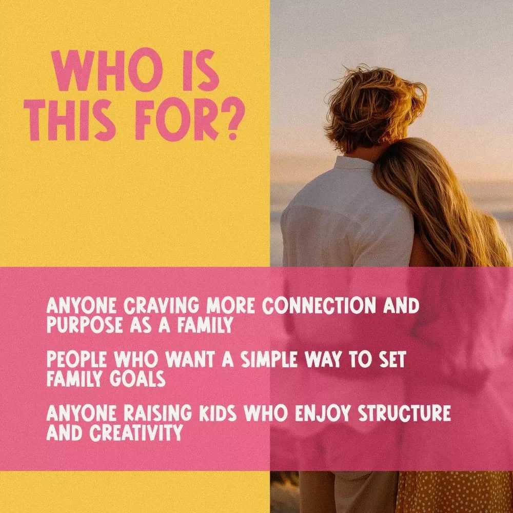 Family Goal-Getter Checklist: Your Step-by-Step Path to Stronger Together | Printable Family Goals Checklist | Examples of Family Goals PDF