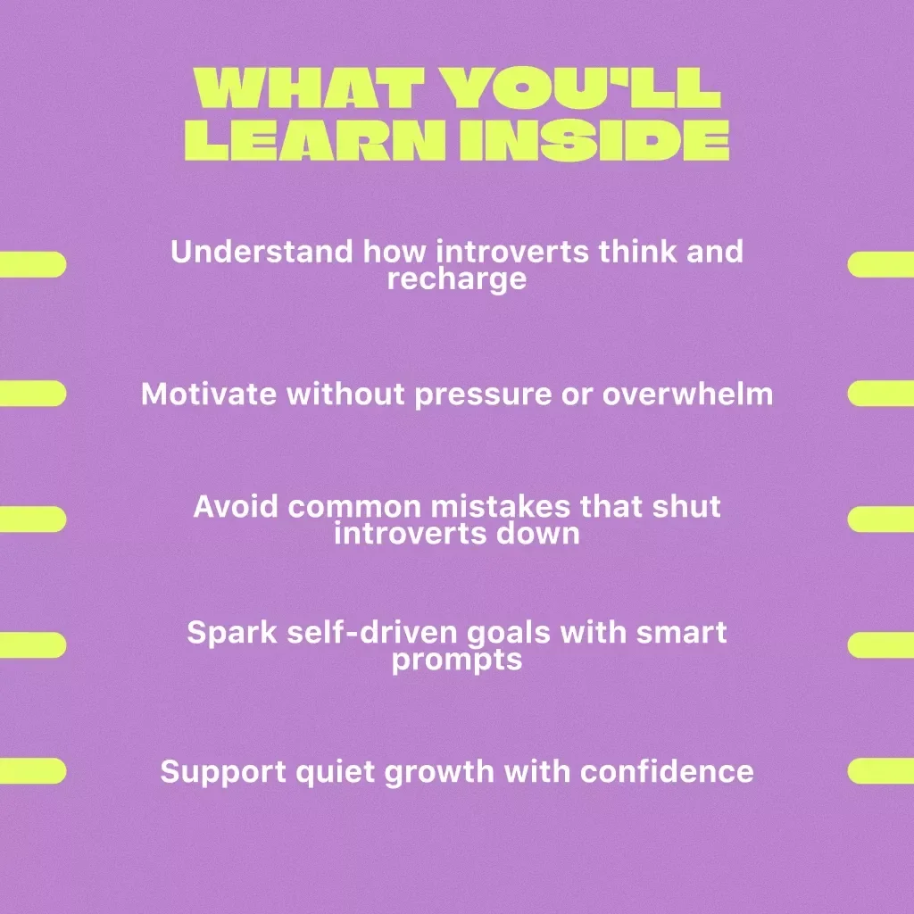 Quiet Strength: How to Motivate an Introvert with Respect and Insight | Digital Guide for Parents, Teachers & Managers | How to Motivate an Introvert eBook PDF Download