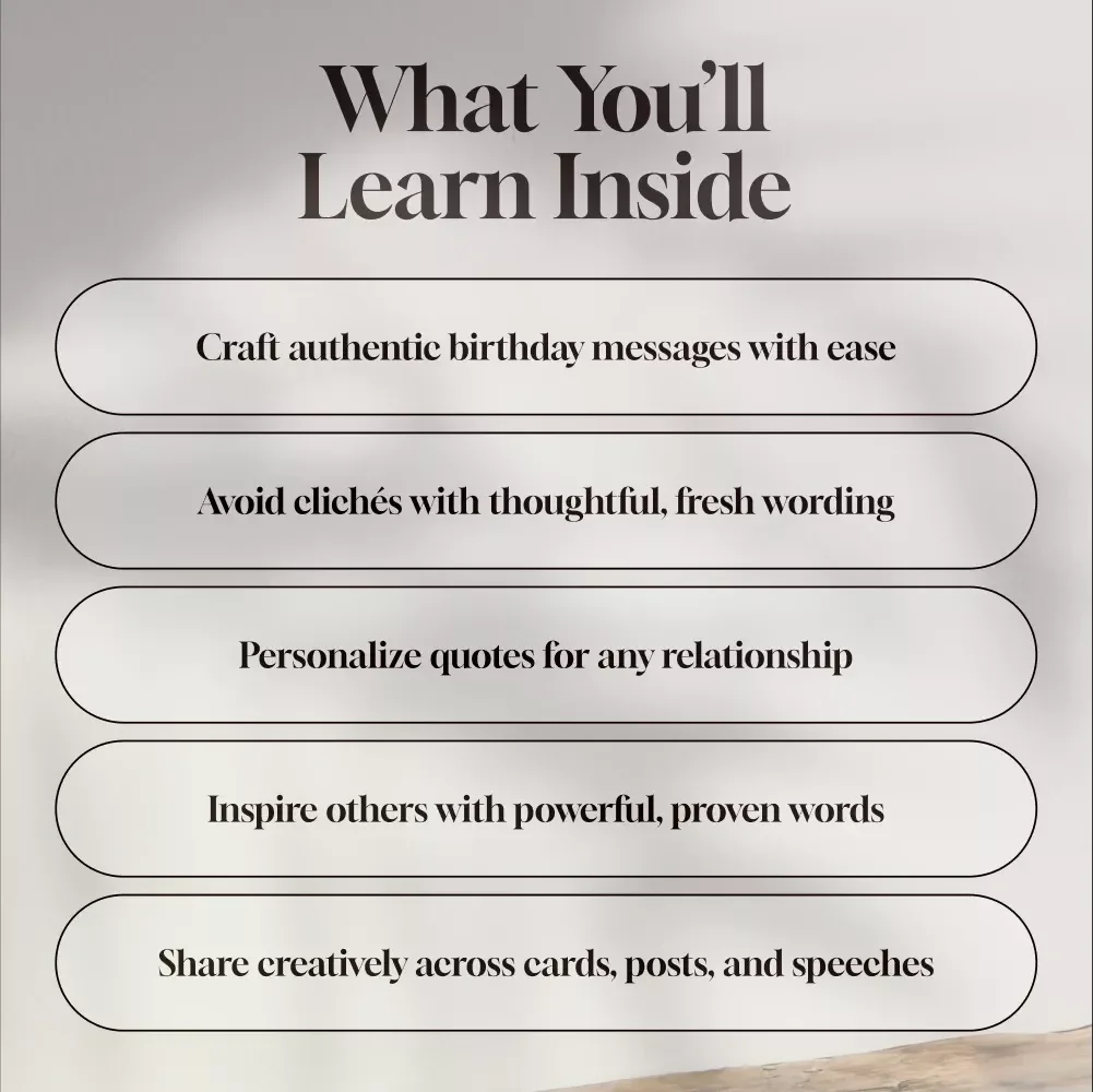 Celebrate with Spirit: Happy Birthday Inspirational Quotes to Uplift Every Year – Uplifting eBook of Birthday Wishes, Digital Download Gift, Inspiring Quote Guide