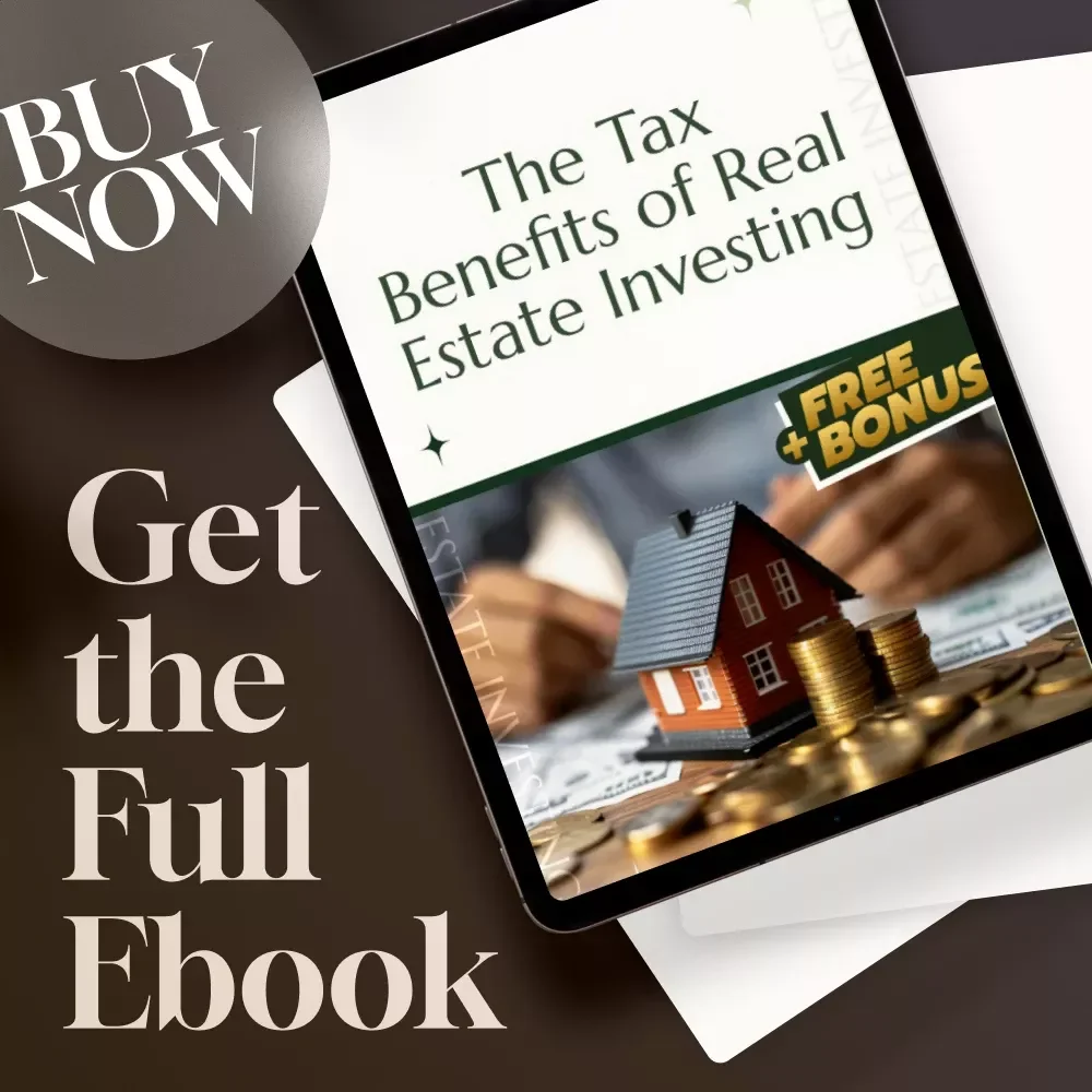 The Tax Benefits of Real Estate Investing | Tax Strategy eBook for Real Estate Investors | Real Estate Tax Guide Digital Download