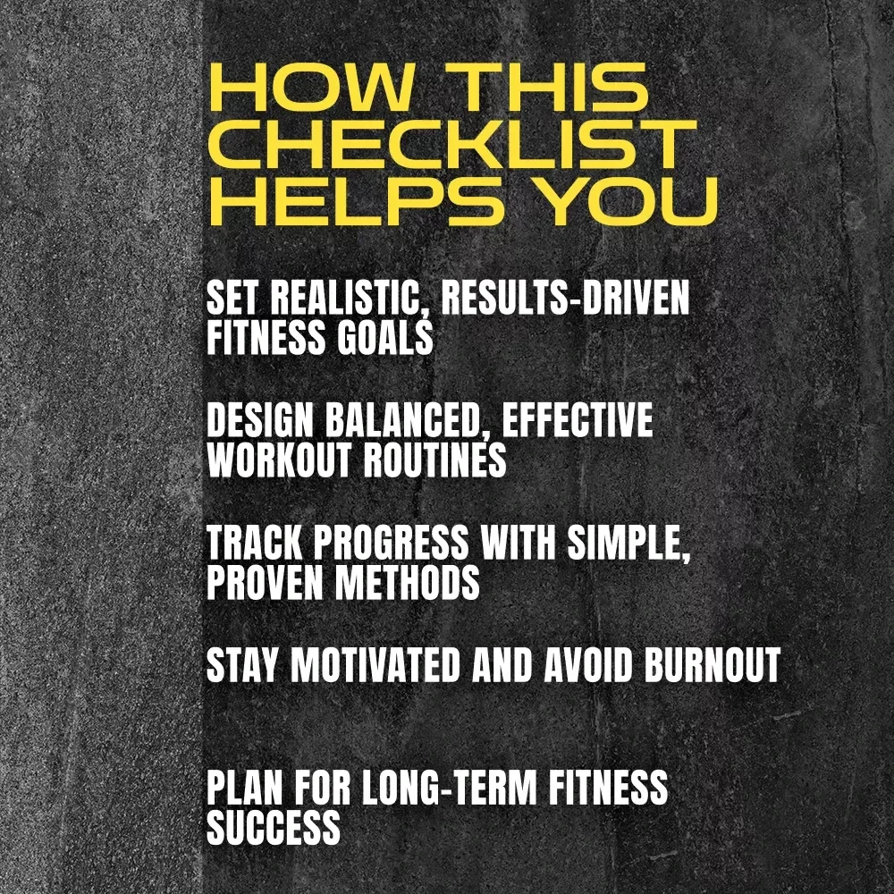 Build Your Perfect Gym Program: Ultimate Checklist | Digital Download for How to Make Your Own Gym Program, Fitness Planner, Workout Guide