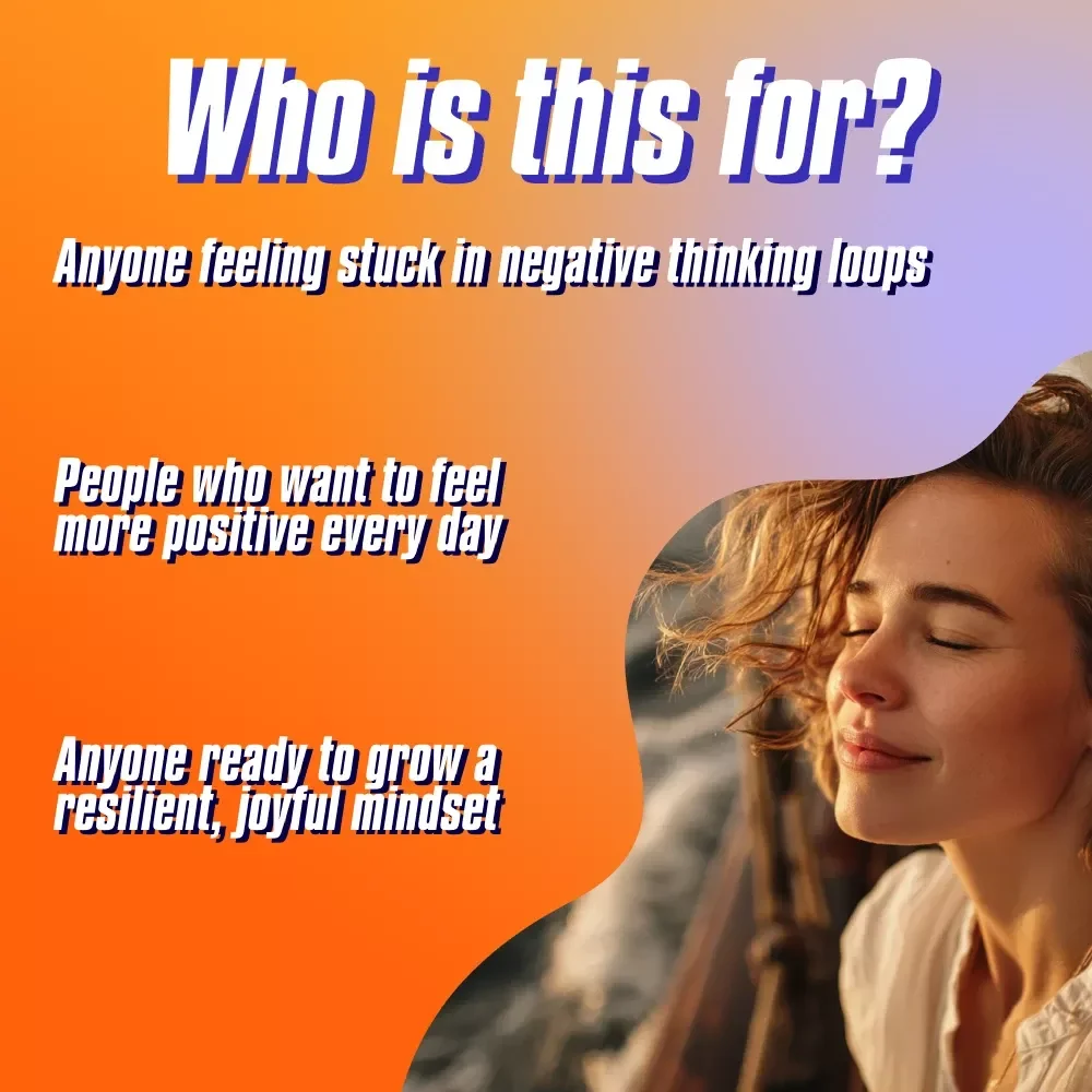 Your Positive Thought Power-Up Checklist – Daily Guide to How to Generate Positive Thoughts, Reframe Negativity, and Build a Joyful Mindset (Digital Download)