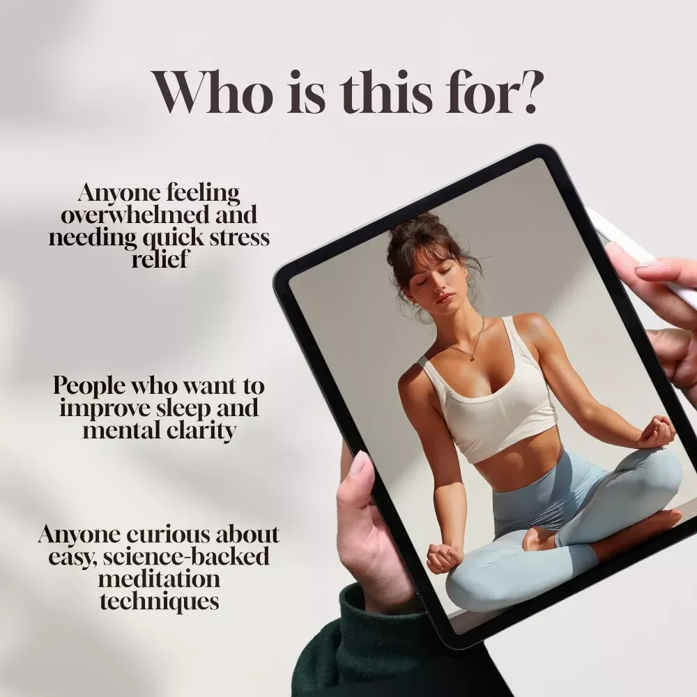 Your Easy Guide to Progressive Relaxation Meditation | Digital Download Guide for Beginners | Learn Progressive Relaxation Meditation Techniques for Stress Relief & Mind-Body Wellness