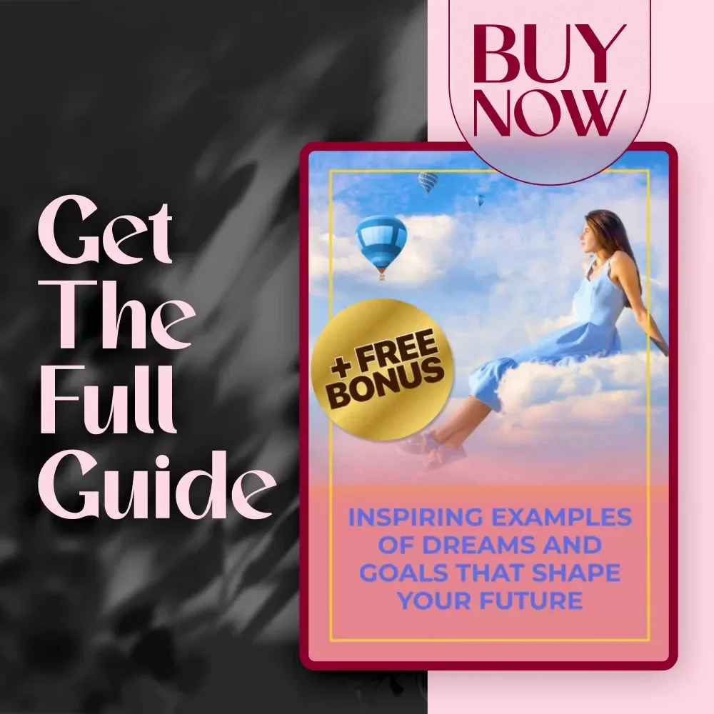 Inspiring Examples of Dreams and Goals That Shape Your Future | Motivational Digital Guide for Personal, Career & Life Planning | Examples of Dreams and Goals PDF
