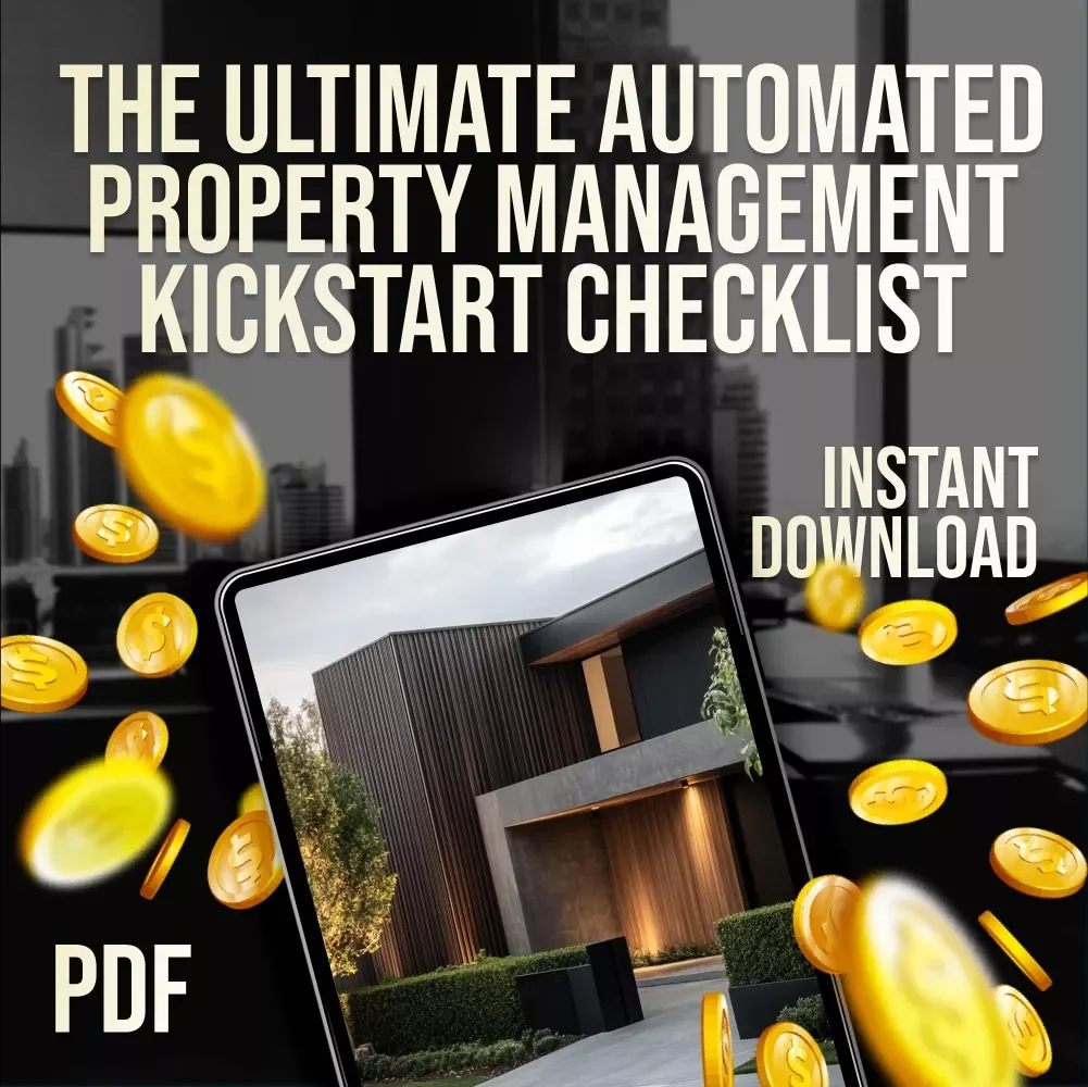 The Ultimate Automated Property Management Kickstart Checklist | Digital Download | Automated Property Management Software Setup Guide