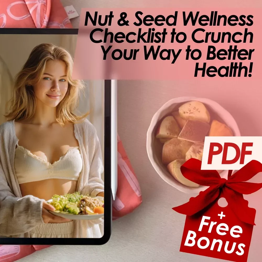 Nut & Seed Wellness Checklist to Crunch Your Way to Better Health! | Healthy Nuts and Seeds List | Digital Download Wellness Guide