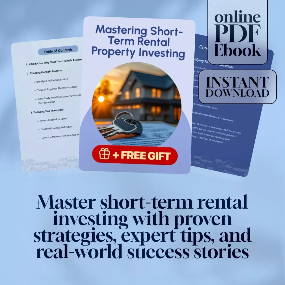 Mastering Short-Term Rental Property Investing | Short-Term Rental Property Investing Guide | eBook Download for Real Estate Beginners
