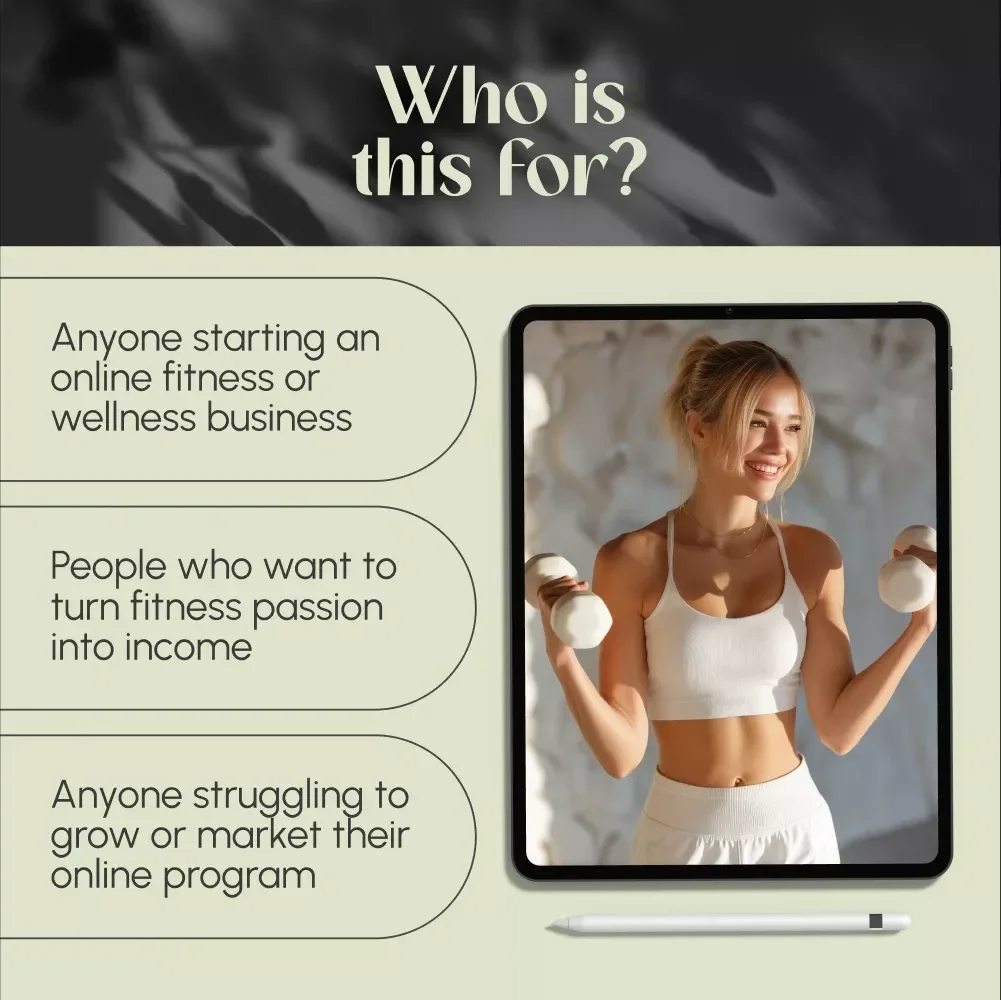 Your Step-by-Step Guide to Launching a Successful Online Fitness Program | How to Start an Online Fitness Program PDF | Digital Download Fitness Guide