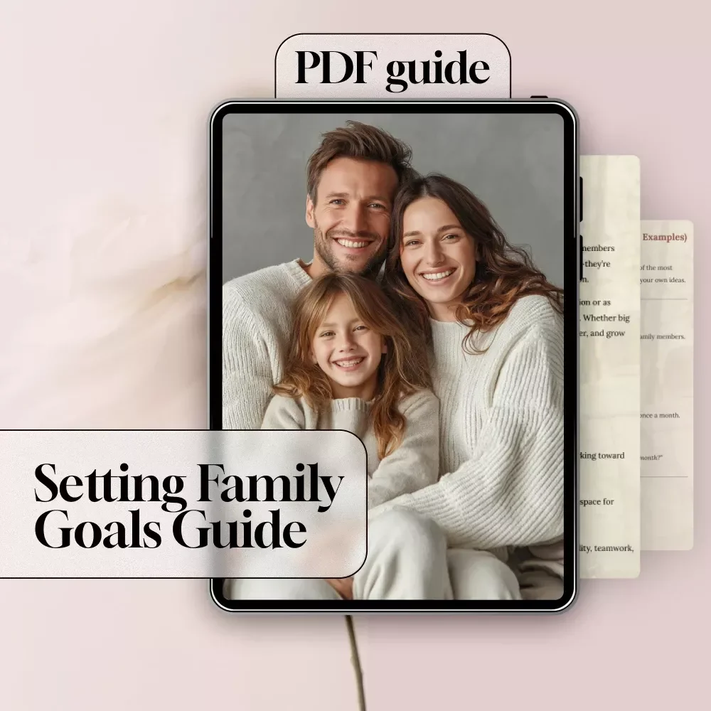 Stronger Together: A Guide to Setting Family Goals That Last | Family Goal Setting Guide with Real-Life Examples of Family Goals | Digital Download PDF eBook