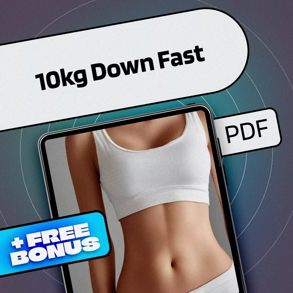 10kg Down Fast the Smart, Safe & Sustainable Way | eBook Guide on How to Lose 10kg Fast | Instant Digital Download, Weight Loss Plan, Fitness & Nutrition Checklist