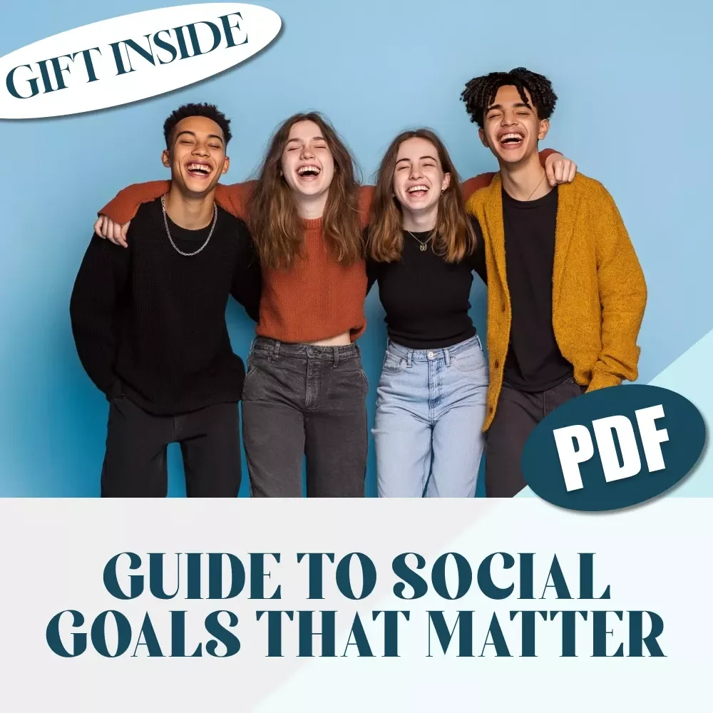 Stronger Together: A Simple Guide to Social Goals That Matter | Digital Guide with Examples of Social Goals, Goal-Setting Workbook, Journal Prompts & Connection Strategies
