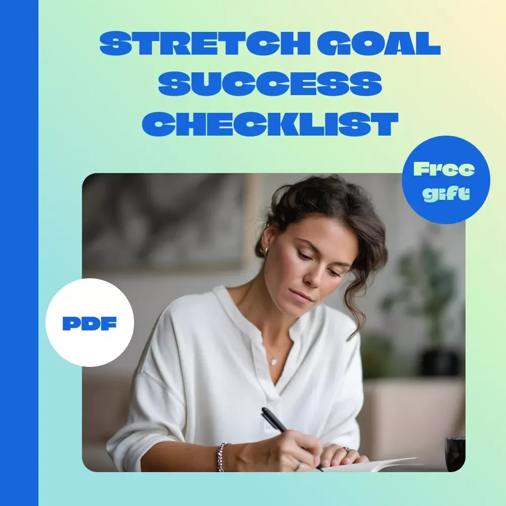 The Ultimate Stretch Goal Success Checklist: Dream Big, Win Bigger! | Stretch Goal Examples PDF | Goal Setting Digital Download