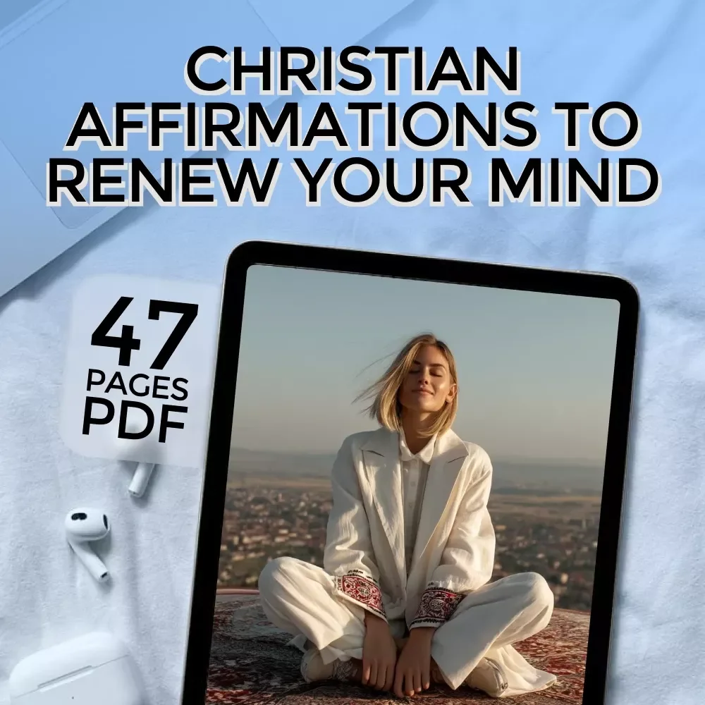 Faith-Filled Words: Christian Affirmations to Renew Your Mind and Uplift Your Spirit | eBook for Positive Thinking | Christian Affirmations for Positive Thinking Guide