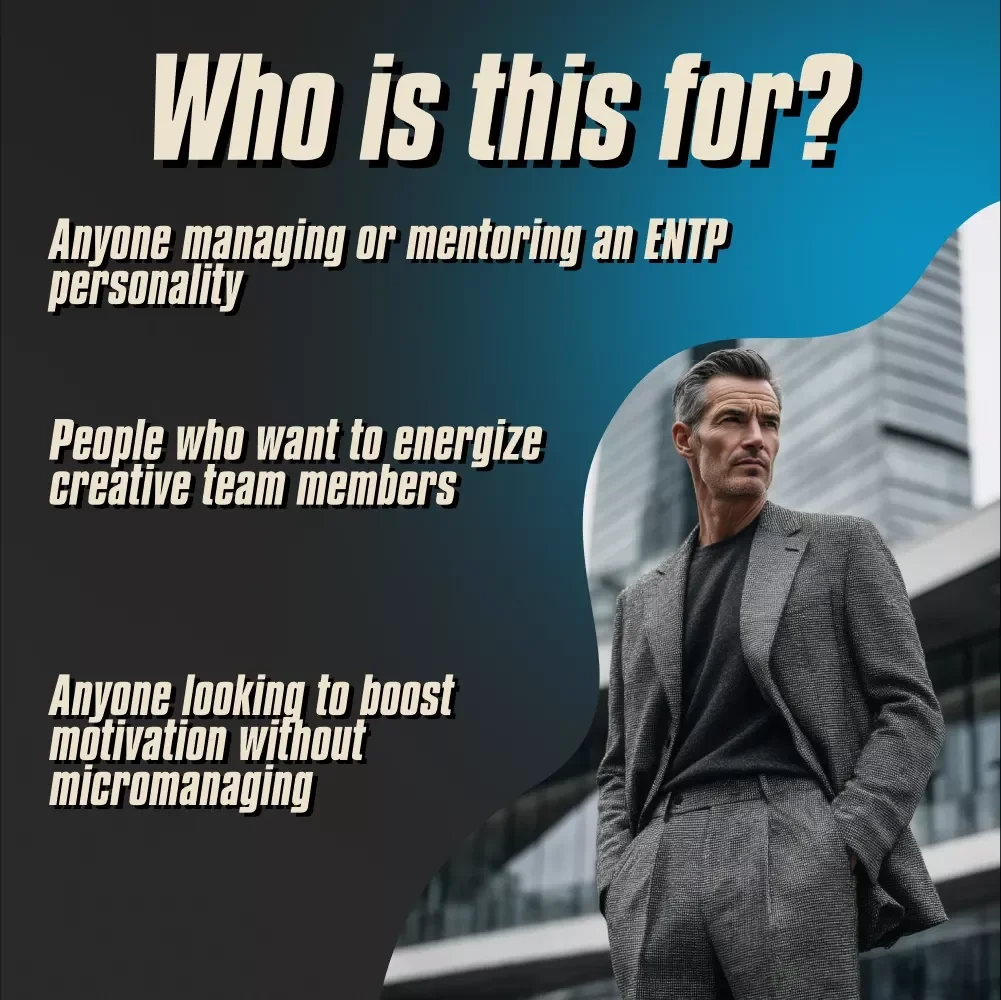Checklist: How to Motivate Your ENTP Team Member – Printable PDF Guide | Digital Download for Managers, Leaders, and HR | How to Motivate ENTP Personality Type