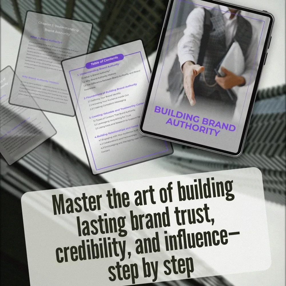 Building Brand Authority | eBook for Entrepreneurs, Coaches & Creatives | Build Brand Authority & Credibility Guide