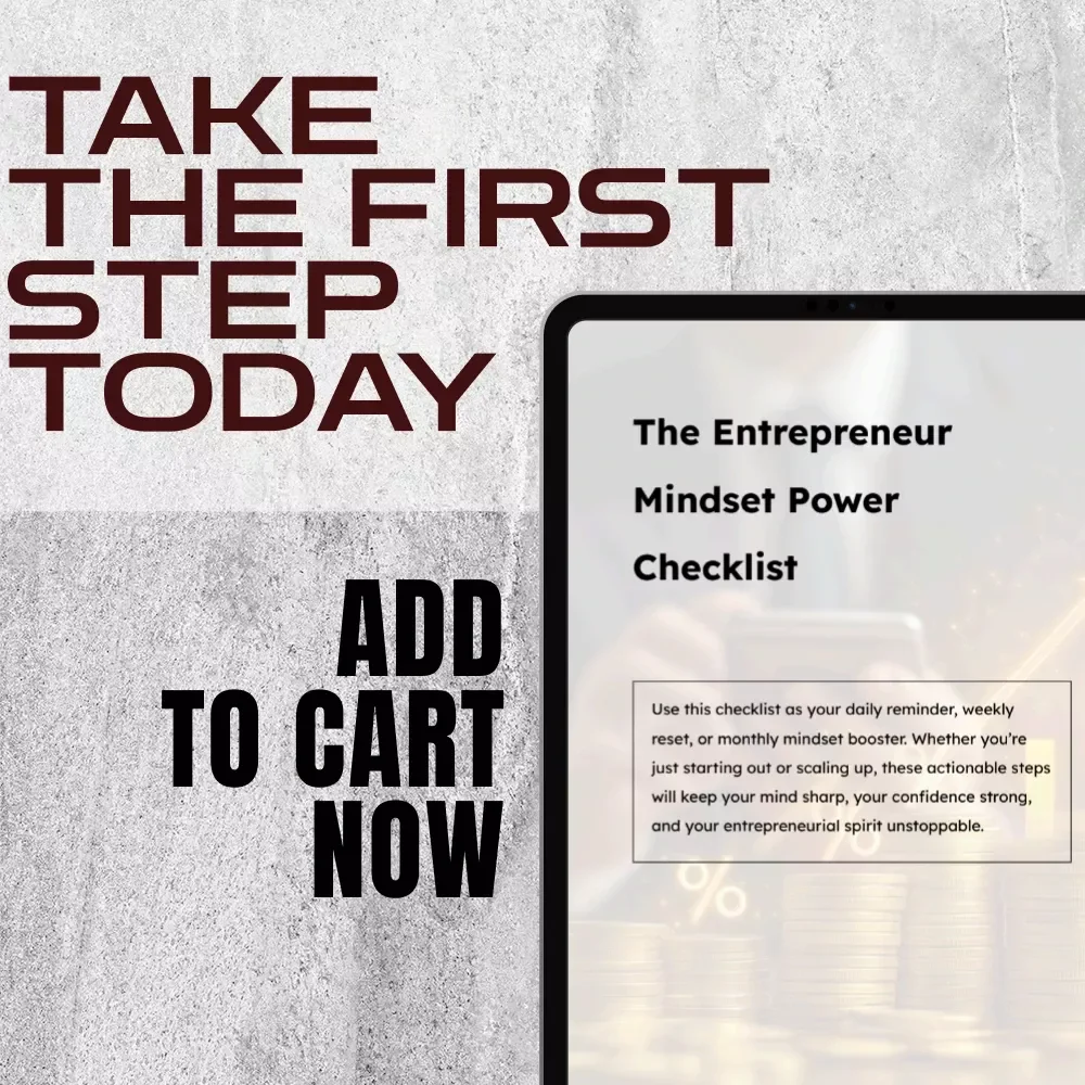The Entrepreneur Mindset Power Checklist