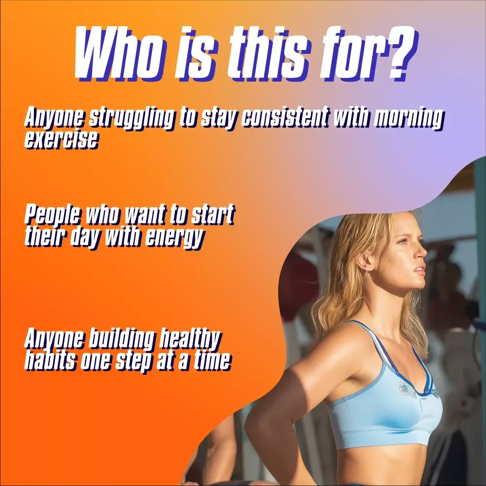 Morning Mojo Checklist: Your No-Fail Formula for Fitness First Thing | Digital Download for How to Motivate Yourself to Exercise in the Morning