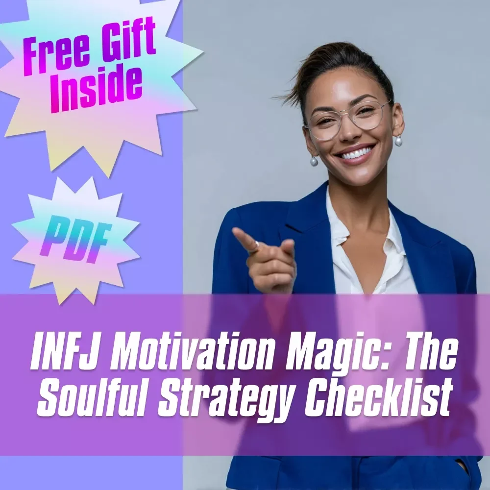 INFJ Motivation Magic: The Soulful Strategy Checklist – How to Motivate INFJ Personality Types | Printable Digital Download for INFJs