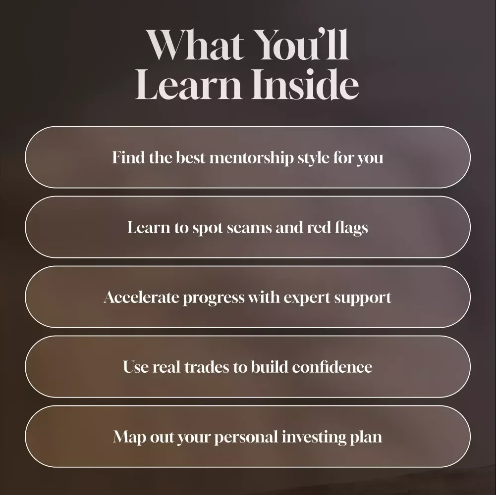 Investing with Insight | eBook for First-Time Investors | Mentorship Programs Guide | Digital Download