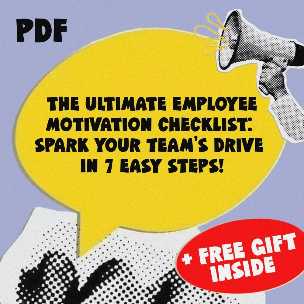The Ultimate Employee Motivation Checklist: Spark Your Team’s Drive in 7 Easy Steps! | Books on How to Motivate Employees | Printable PDF Download | Workplace Culture Guide