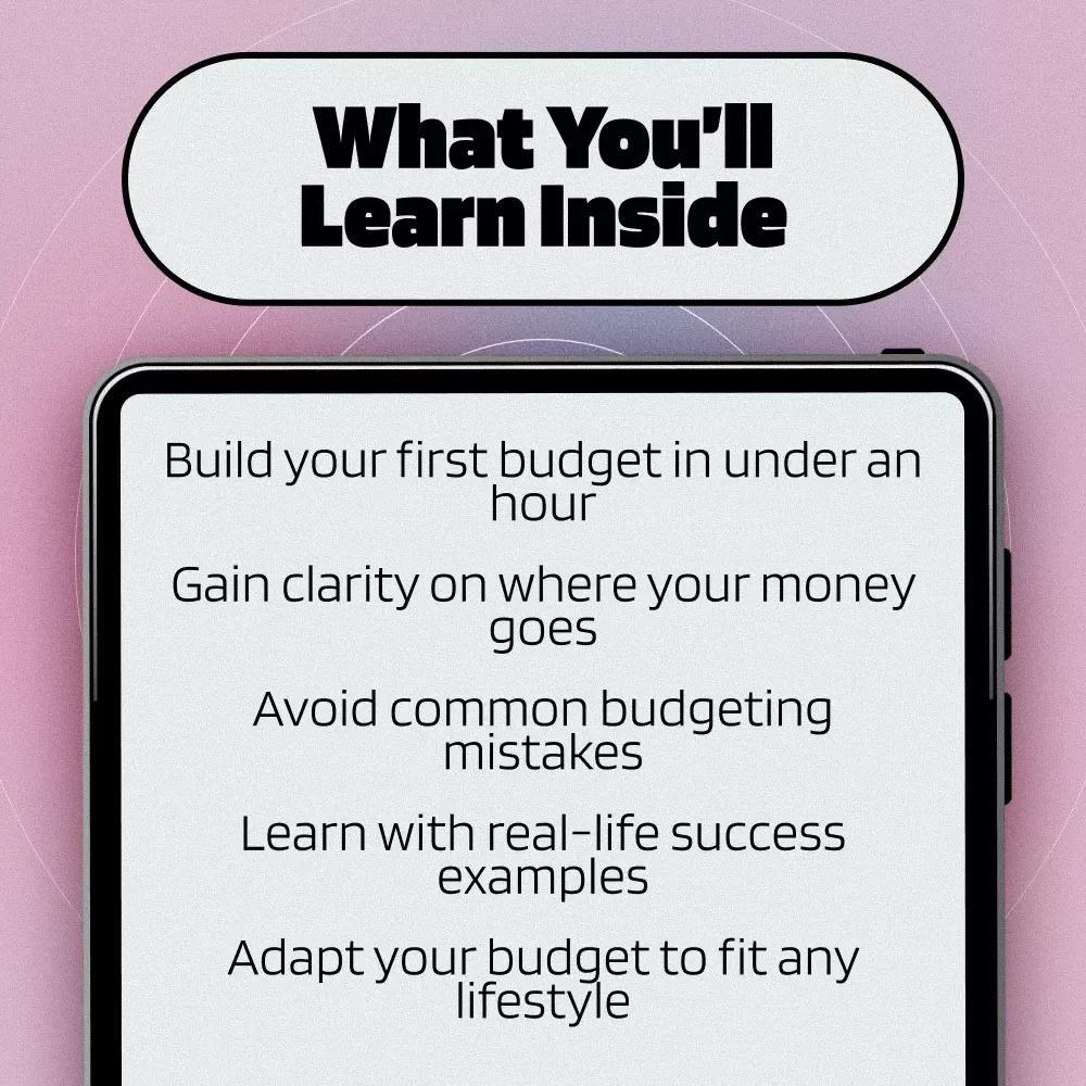 Budget Bootcamp: Your Step-by-Step Guide to Starting a Budget from Scratch | Digital eBook on How to Start a Budget from Scratch