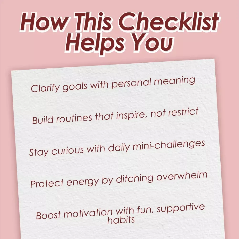 Checklist: Ignite & Sustain Your ENFP Motivation — Your Personal Spark Plan | How to Motivate ENFP | Digital Download for Passionate Free-Spirits