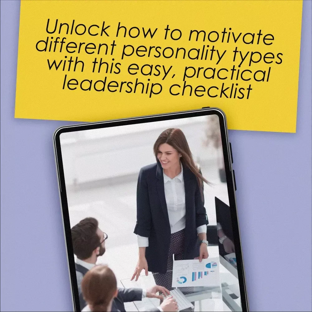 The Ultimate Motivation Match-Up Checklist | How to Motivate Different Personality Types | Digital Download for Teams, Coaches & Leaders