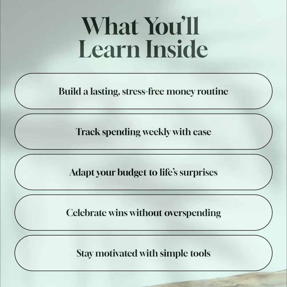 52 Weeks to Financial Freedom: Your Step-by-Step Guide to Smart Weekly Budgeting | 52 Week Budget eBook, Digital Download, Weekly Budget Planner PDF