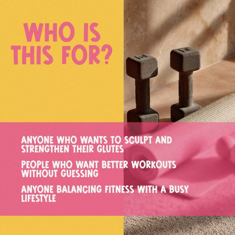 Booty-Boosting Success Checklist: Your Glute Growth Game Plan | Butt Workout Routine Checklist for Glute Gains, Home or Gym Fitness, Digital Download PDF