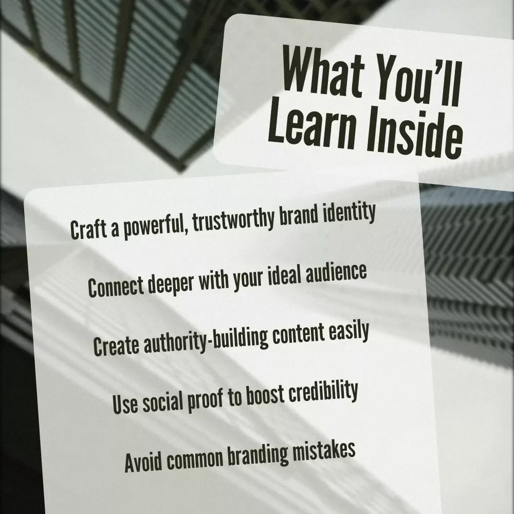 Building Brand Authority | eBook for Entrepreneurs, Coaches & Creatives | Build Brand Authority & Credibility Guide