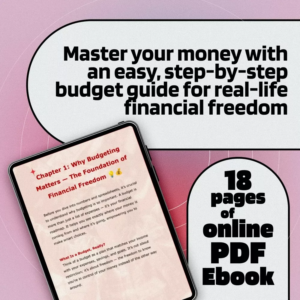 Budget Bootcamp: Your Step-by-Step Guide to Starting a Budget from Scratch | Digital eBook on How to Start a Budget from Scratch