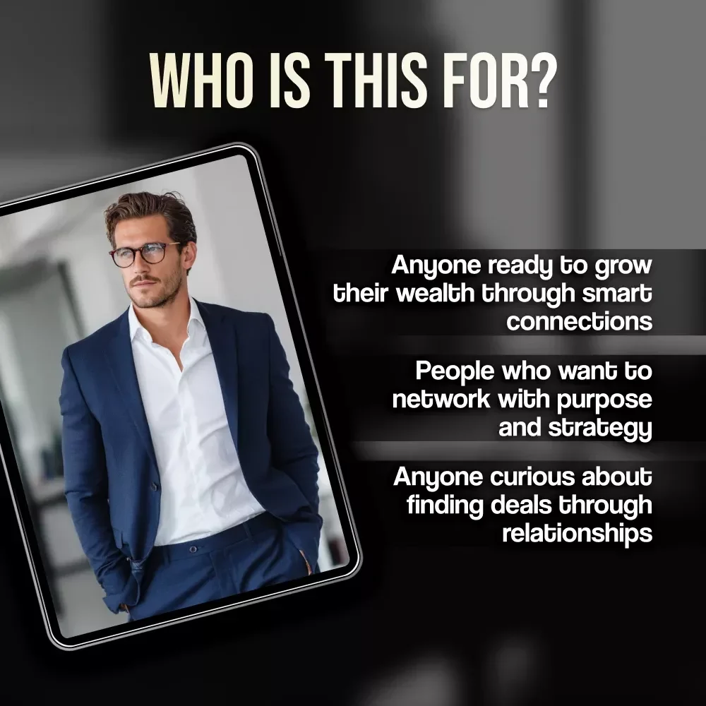 Network to Net Worth | Investment Networking Guide for Leveraging Connections to Unlock Investment Opportunities – Digital Download