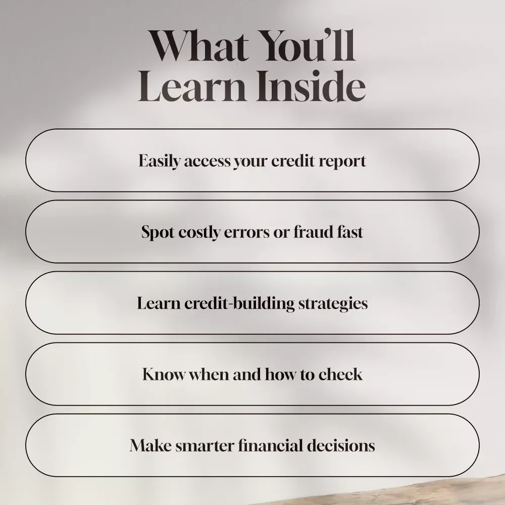 Your Credit Compass: A Simple Guide to Checking and Understanding Your Credit History | Digital Guide to Learn How to Check Credit History & Improve Your Score