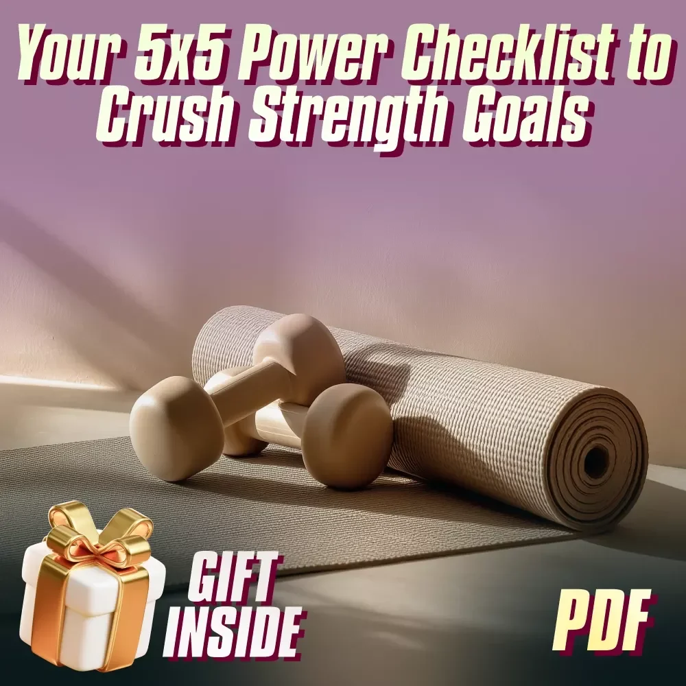 Your 5x5 Power Checklist to Crush Strength Goals | 5x5 Workout Routine | Strength Training Digital Download