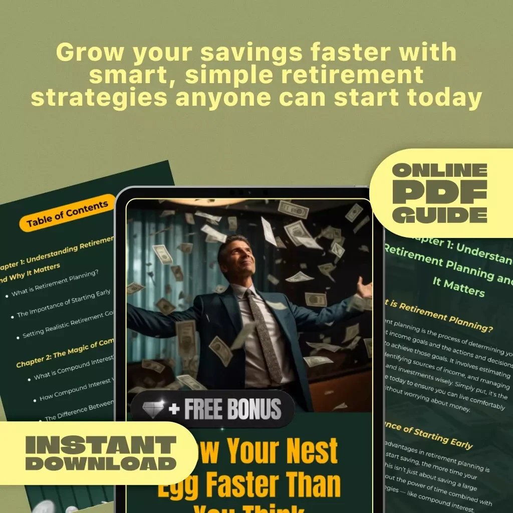 Grow Your Nest Egg Faster Than You Think | Retirement Planning with Compound Interest Guide | Digital Download eBook for Smart Saving