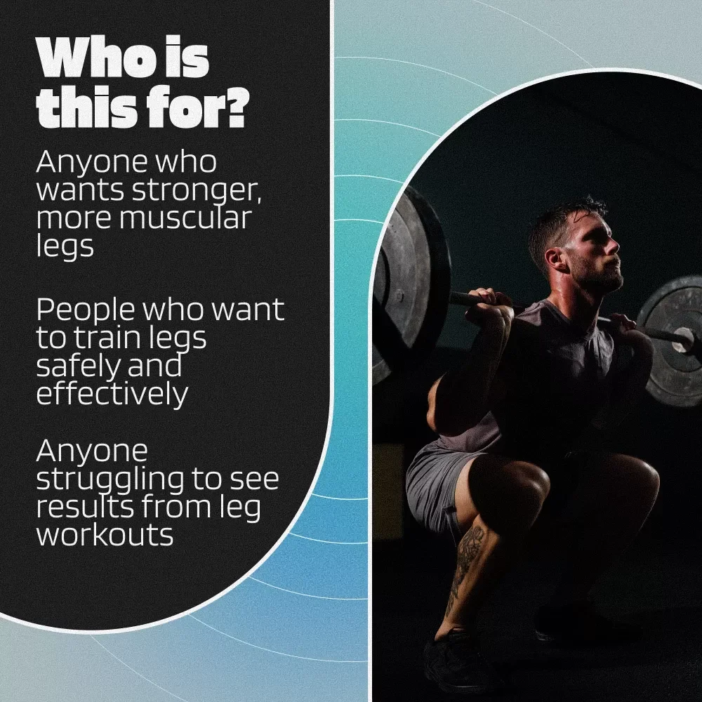 The Leg Workout Blueprint for Strength, Size, and Power | Ultimate Leg Workout Routine eBook for Muscle Growth & Performance