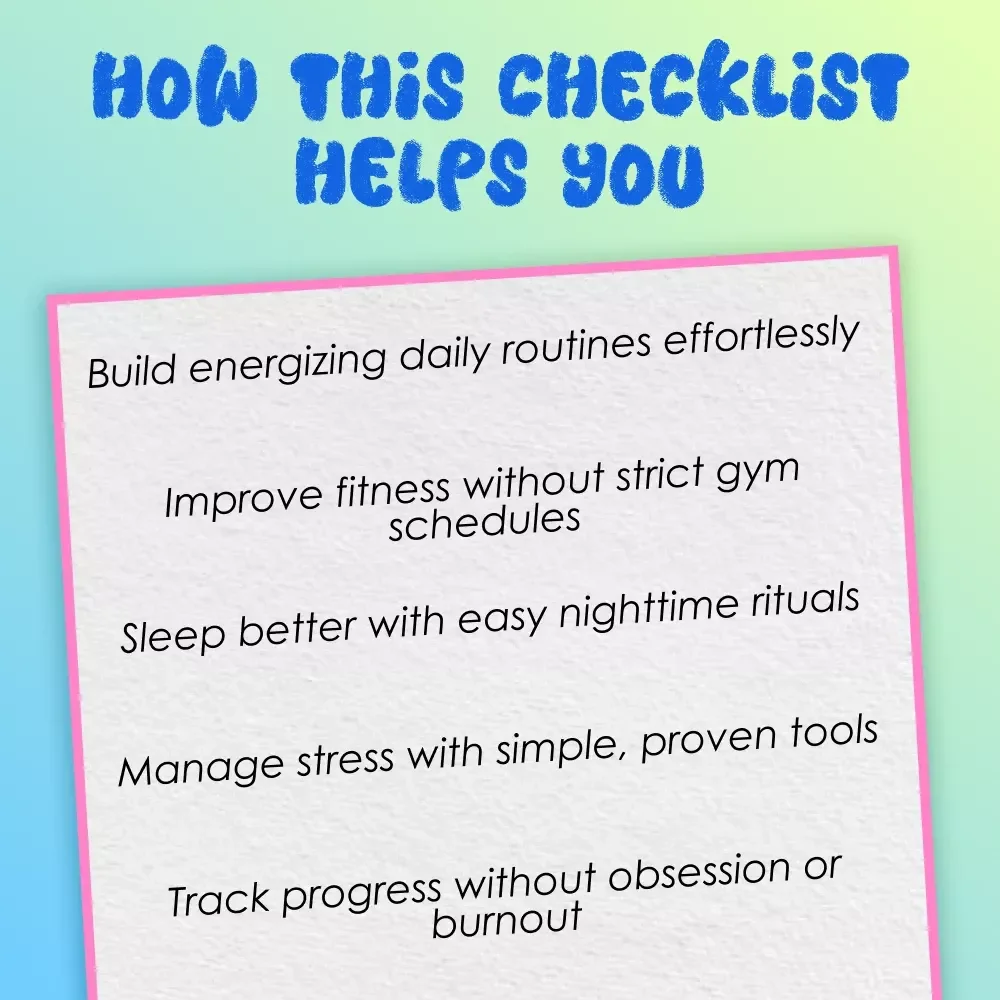 Thriving in Your 30s Checklist | How to Lose Weight in Your 30s Female Guide | Healthy Habits Digital Download for Women
