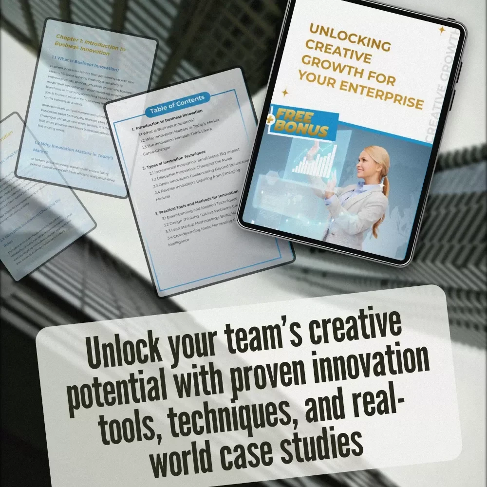 Unlocking Creative Growth for Your Enterprise | Business Innovation Techniques eBook | Digital Download for Entrepreneurs & Teams