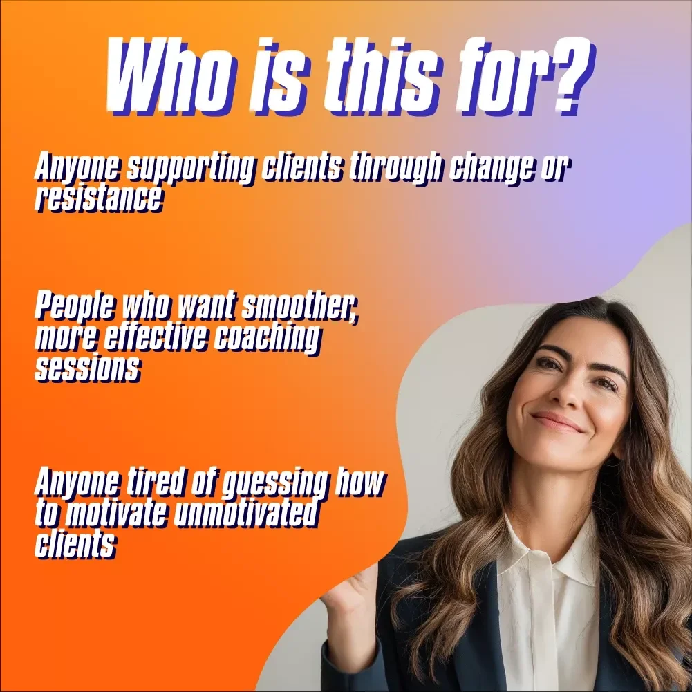 From Stuck to Sparked: The Ultimate Client Motivation Checklist | How to Motivate Unmotivated Clients | Therapy Tool for Coaches & Counselors