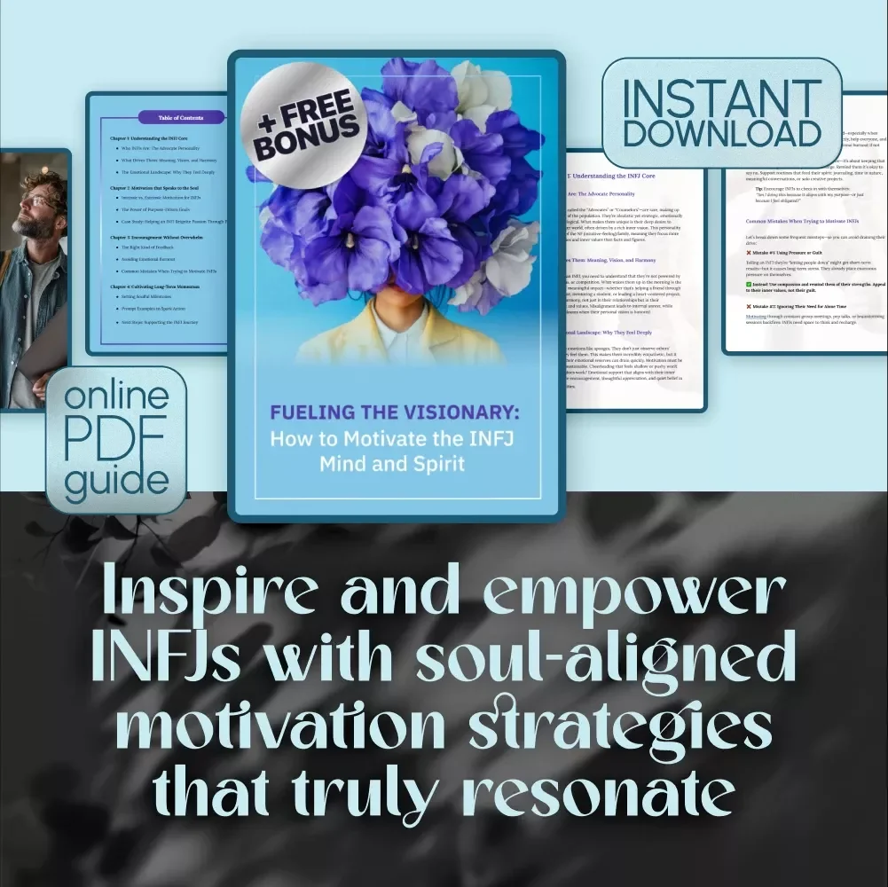 Fueling the Visionary: How to Motivate the INFJ Mind and Spirit | INFJ Guide eBook | How to Motivate INFJ Personality | Digital Download