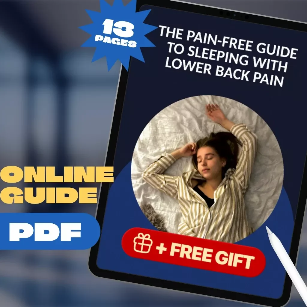 The Pain-Free Guide to Sleeping with Lower Back Pain | How to Sleep with Lower Back Pain eBook, Digital Guide, Sleep Position Checklist