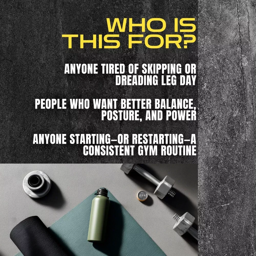 Leg Day Mastery Checklist: From Wobbly to Warrior in 8 Steps – Ultimate Leg Workout Routine Guide – Digital Download