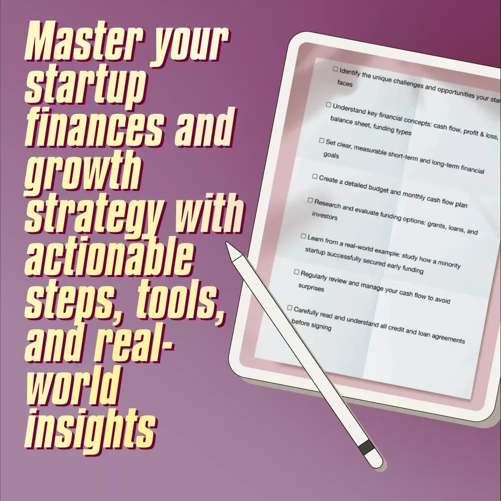 Essential Steps for Minority-Owned Startups | Financial Growth Mentorship Checklist for Minority Entrepreneurs | eBook & Digital Guide for Business Success
